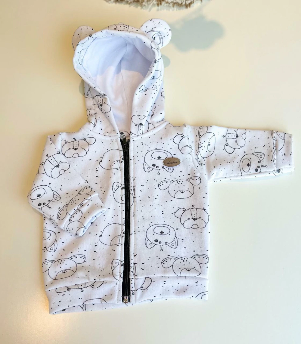 CAMPERA RUSTICA B Y N (SE VENDE EN CONJUNTO CON EL PANTALON)